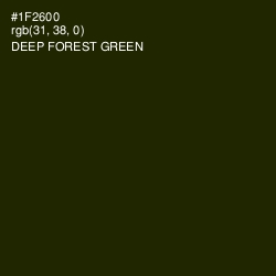 #1F2600 - Deep Forest Green Color Image